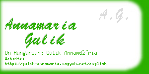 annamaria gulik business card